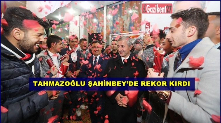 Tahmazoğlu, yeni bir rekora daha imza attı