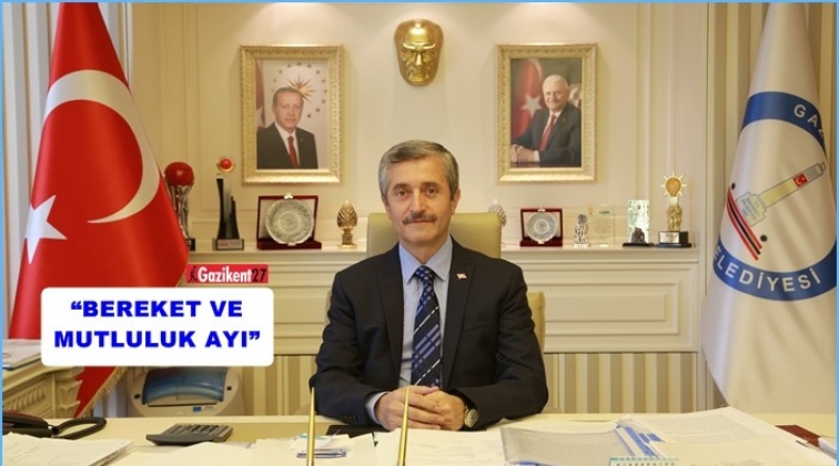 Tahmazoğlu'ndan, Ramazan ayı mesajı