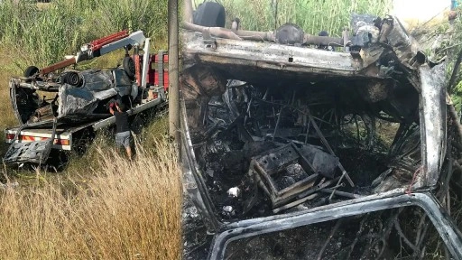 Takla atan araç direğe çarptı: Camdan fırlayan sürücü öldü