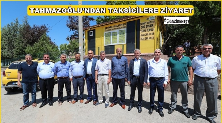 Taksi durağını ziyaret etti