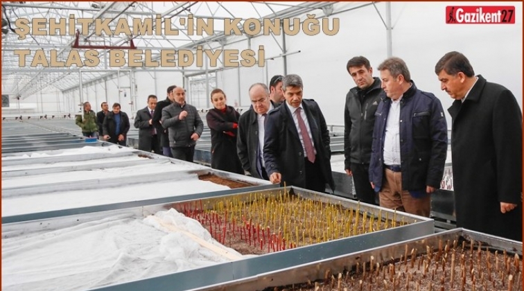 Talas Belediye Başkanı Şehitkamil'i gezdi