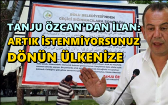 Tanju Özcan’dan mültecilere Arapça ilan!