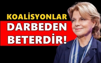 Tansu Çiller: Koalisyon darbeden beter!