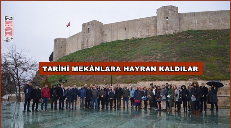 Tarih&ccedil;iler, tarihi mek&acirc;nlara hayran kaldı