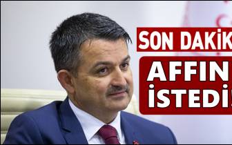 Pakdemirli de g&ouml;revden affını istedi...