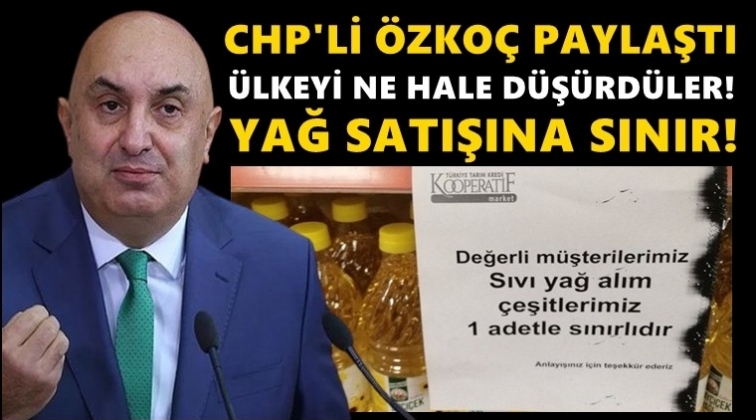 Tarım Kredi'de ay&ccedil;i&ccedil;ek yağı alımına sınır!