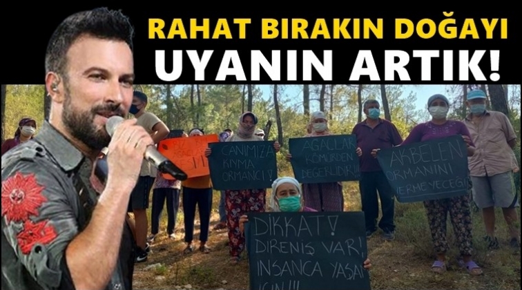 Tarkan'dan direnenlere tam destek: Uyanın artık!