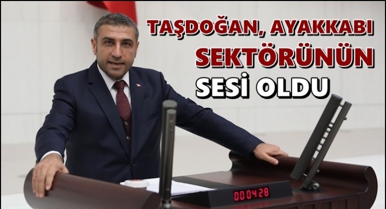 Taşdoğan, ayakkabı sekt&ouml;r&uuml;n&uuml;n sesi oldu...