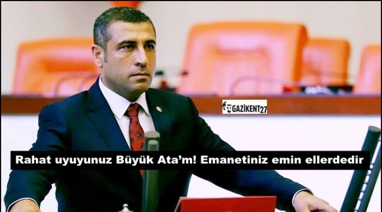Taşdoğan'dan 10 Kasım mesajı