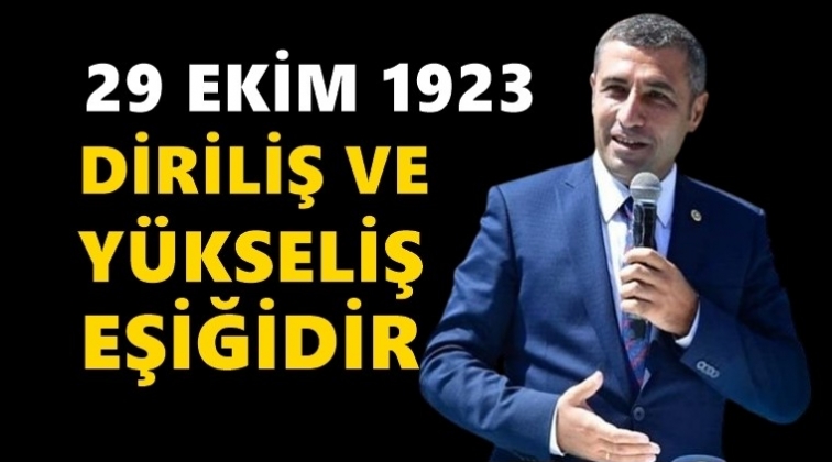 Taşdoğan&rsquo;dan&nbsp;Cumhuriyet Bayramı kutlaması