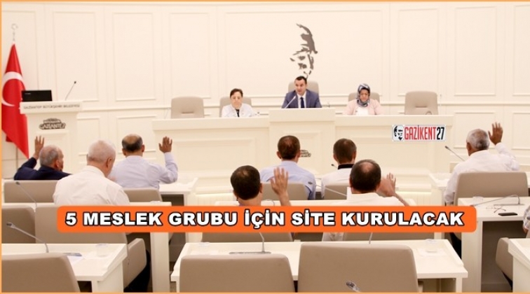 Taşlıca Mahallesi'ne 5 meslek grubu i&ccedil;in site