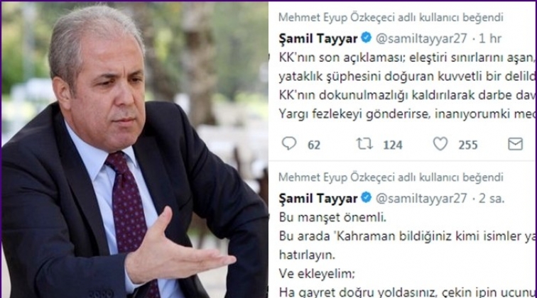 Tayyar: Kılıçdaroğlu'nun dokunuzmazlığı kaldırılsın