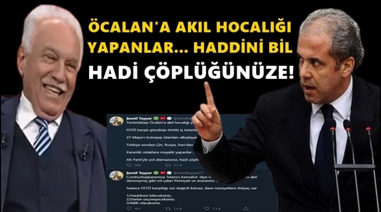 Tayyar'dan Perin&ccedil;ek'e: Haddini bil...