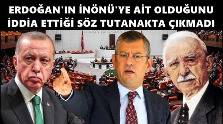 TBMM tutanakları Erdoğan'ı yalanladı!..