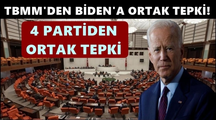 TBMM'den 'soykırım' a&ccedil;ıklamasına ortak tepki!