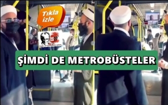 Tebliğciler bu kez metrob&uuml;ste ortaya &ccedil;ıktı!