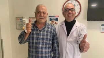 Tekerlekli sandalyeyle geldi yürüyerek çıktı
