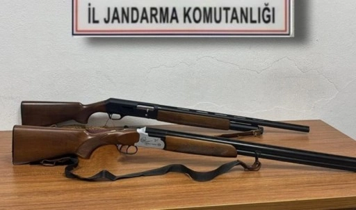 Tekirdağ'da jandarma operasyonu: Ruhsatsız tabanca ve av tüfeği ele geçirildi