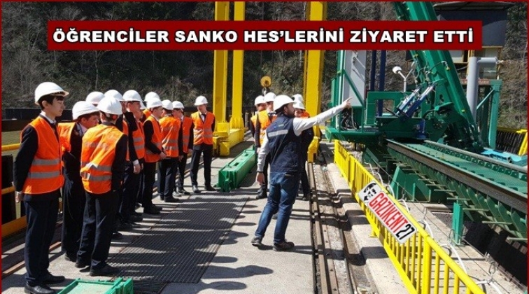 Teknik lisesi öğrencileri, SANKO Enerji’yi gezdi