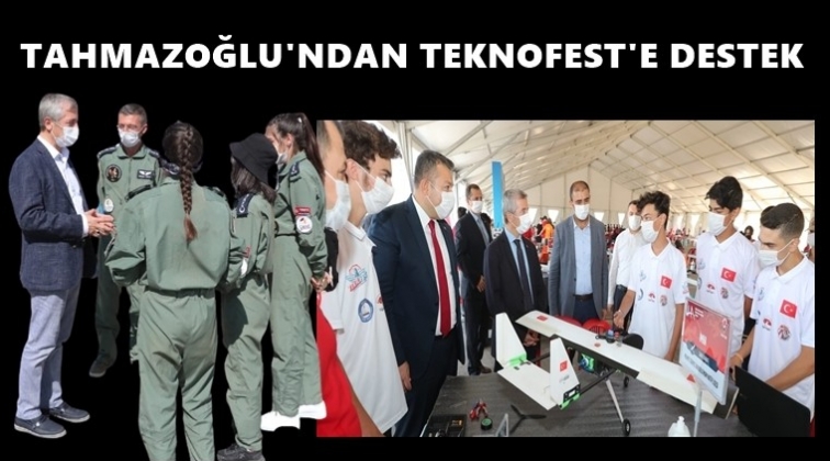 Teknofest'e katılan &ouml;ğrencilere destek