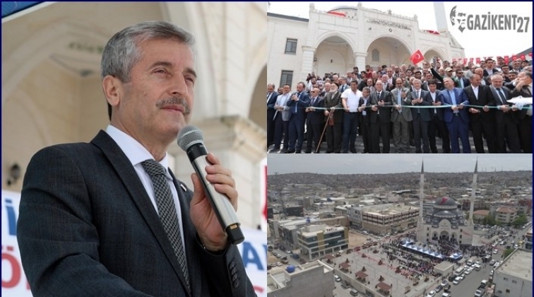 Tekstil Kent'e yapılan cami t&ouml;renle a&ccedil;ıldı