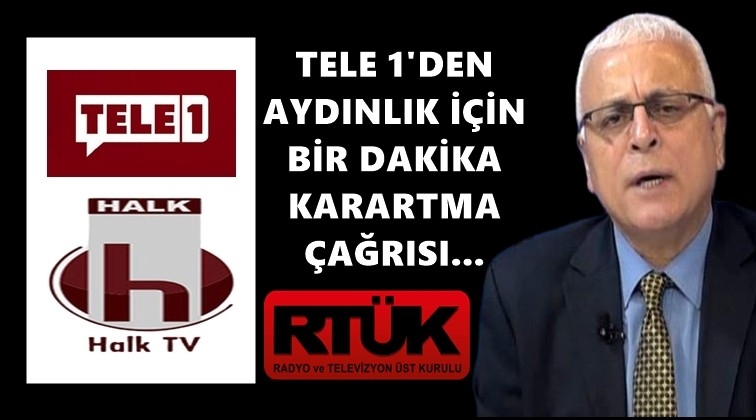 TELE 1&rsquo;den protesto &ccedil;ağrısı