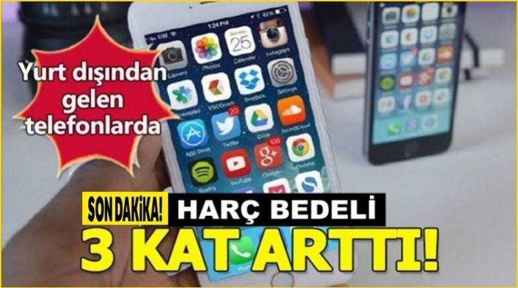 Telefon harçları bin 500 liraya yükseltildi