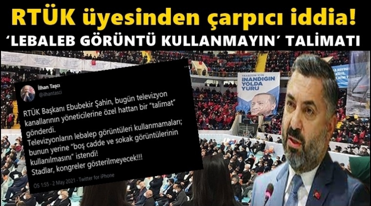 Televizyonlara &lsquo;lebaleb&rsquo; talimatı iddiası!
