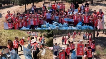 TEMA Gönüllüleri Erikçe Ormanında çevre temizliği yaptı