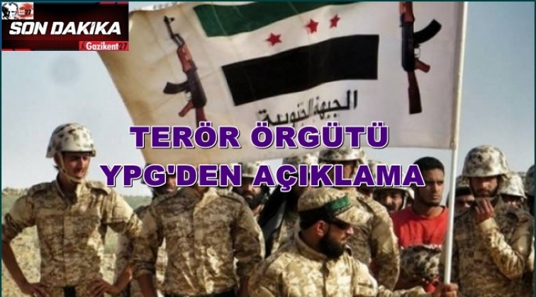 Terör örgütü PYD'den açıklama