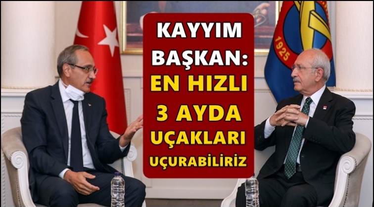 THK: En hızlı 3 ayda u&ccedil;akları u&ccedil;urabiliriz!..