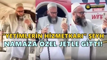 TikTok şeyhi &ouml;zel jetle Ayasofya'ya namaza geldi!