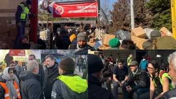 TİP, halkın uzattığı eli depremzedelere ulaştırıyor