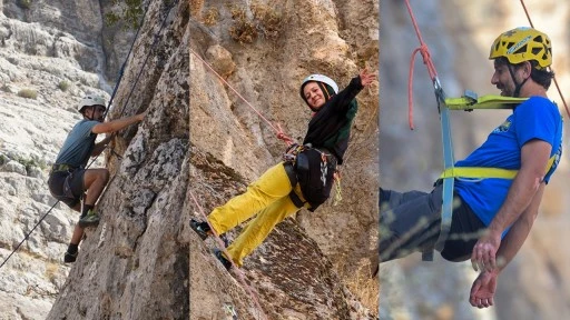 Tırmanış Şenliği'nde heyecan dolu anlar yaşandı...