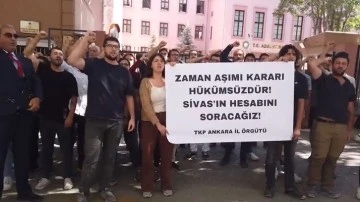 TKP'den Adalet Bakanlığı önünde eylem