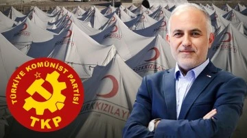 TKP'den deprem günü çadır satan Kızılay'a suç duyurusu