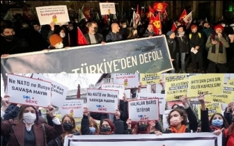 TKP'den, emperyalizm ve NATO protestosu...