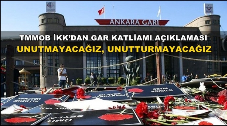 TMMOB'dan Gar Katliamı a&ccedil;ıklaması
