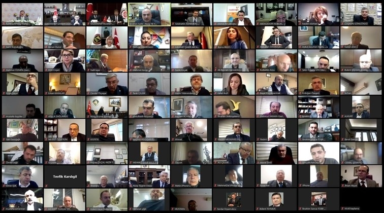 TOBB İstişare Toplantısı online yapıldı...