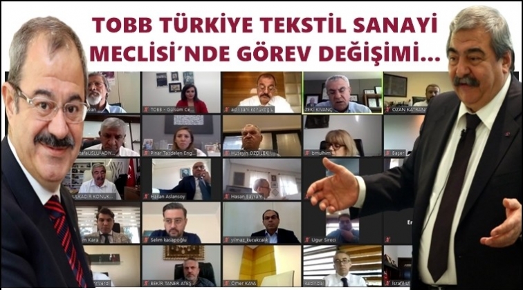 TOBB Tekstil Meclisi'nde g&ouml;rev değişimi