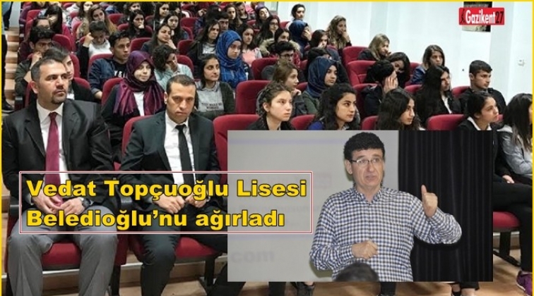 Topçuoğlu Lisesi Süleyman Beledioğlu’nu ağırladı