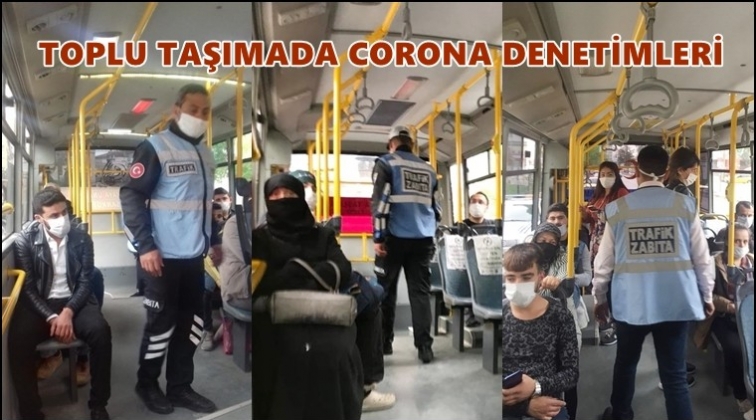 Toplu taşıma ara&ccedil;larında denetim sıklaştırıldı