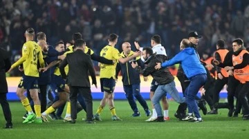 Trabzonspor-Fenerbahçe maçında çıkan olaylara 12 gözaltı!