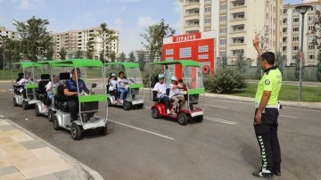 Trafik Eğitim Parkı’nda eğitimler devam ediyor