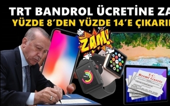 TRT bandrol payı y&uuml;zde 14'e &ccedil;ıkarıldı!