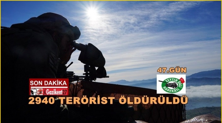 TSK: 2 bin 940 terörist öldürüldü