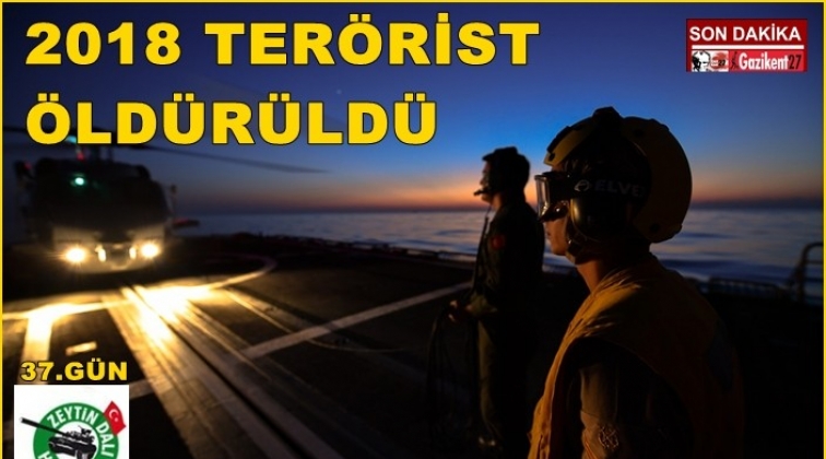 TSK: 2018 terörist öldürüldü