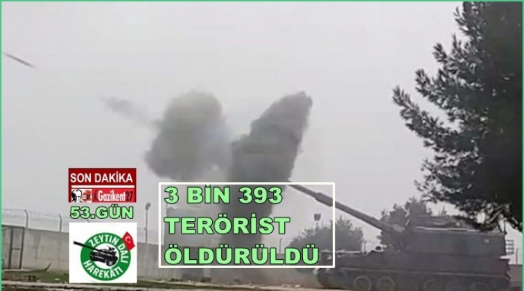 TSK: 3 bin 393 terörist öldürüldü