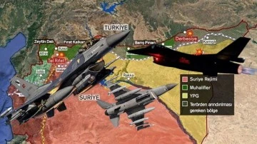 TSK'dan Suriye ve Kuzey Irak'a Pençe Kılıç harekatı!