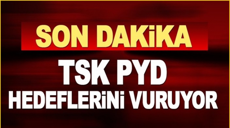 TSK, YPG hedeflerini vurmaya başladı